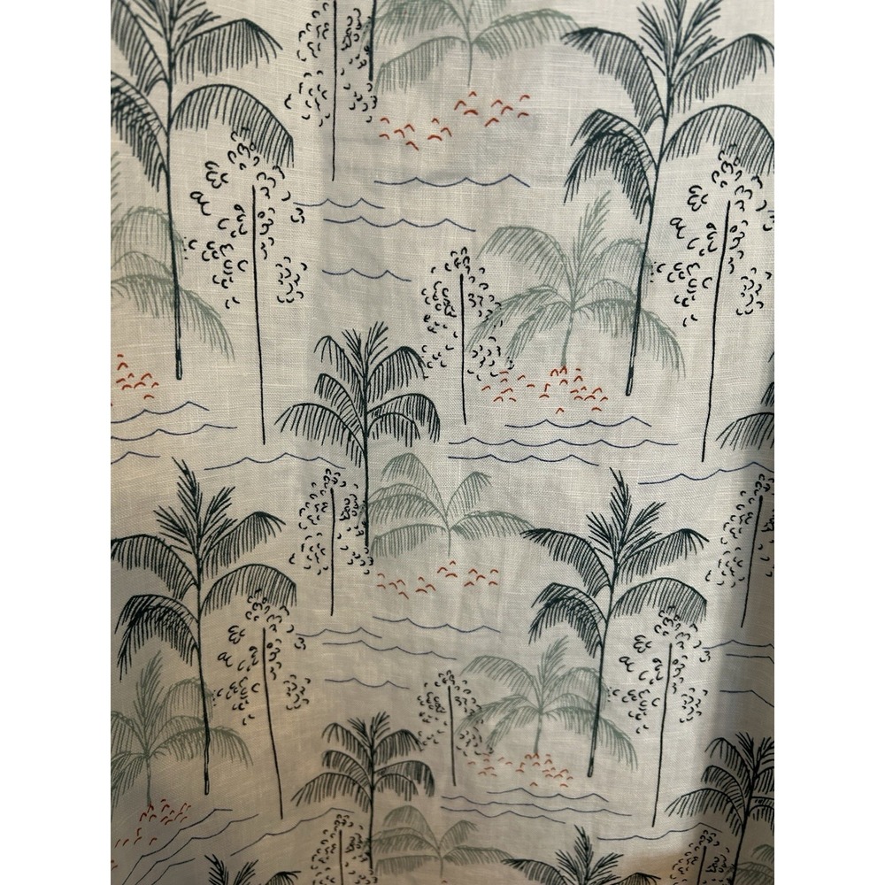 C&C California Linen Bali Palm Trapeze Tank Dress M NWT Resort Tropical Beach - Picture 7 of 10